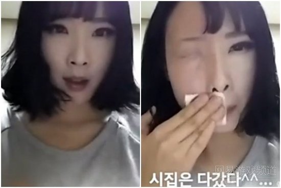 韩国妹子的卸妆照对比，哪里来的无脸怪！！！