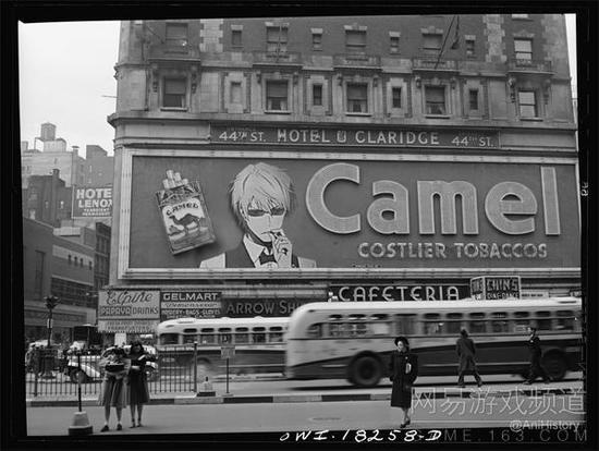 当二次元人物闯进三次元历史中时，竟毫无违和之感，如此和谐，仿佛本就存在于此历史瞬间（10）：在纽约时代广场上的《无头骑士异闻录》，1943