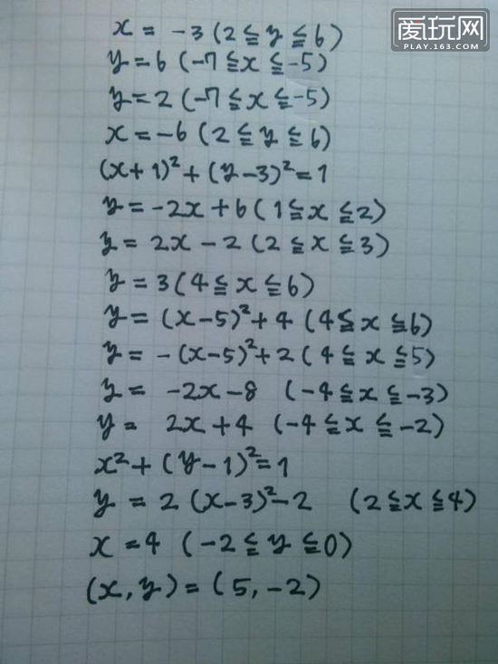 来自于数学家的“理性”告白方式，如果碰到个数学不好的妹子的话，真是要欲哭无泪了……这些函数方程式画图像要画到什么时候啊！（1）