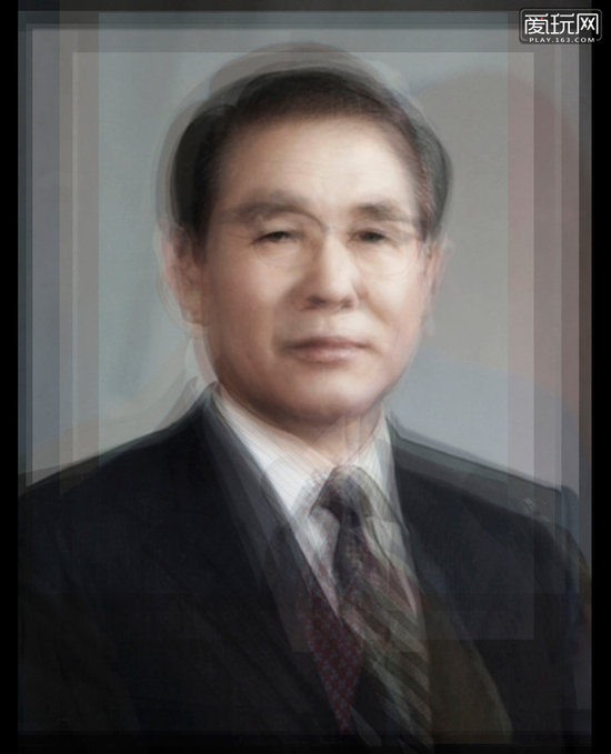 把各国领导人的肖像层层叠加，你会看到某种有趣的相似性，并从中体会到一种权力的美学（7）：1948年至2008年的所有韩国总统。