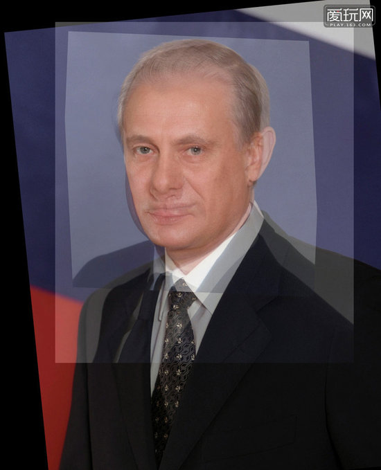 把各国领导人的肖像层层叠加，你会看到某种有趣的相似性，并从中体会到一种权力的美学（3）：1991年至2008年的所有俄罗斯总统。