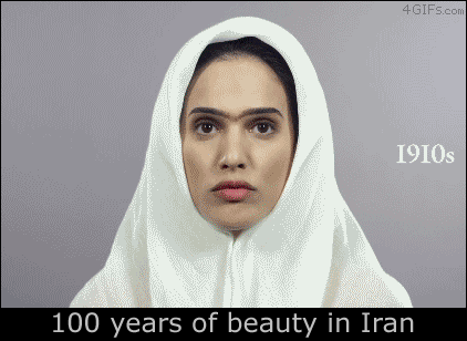 伊朗百年女子时尚史，原来也有不包头巾的时候啊！